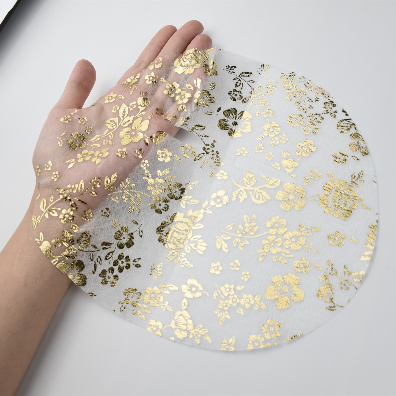 金箔玫瑰冻干面膜布